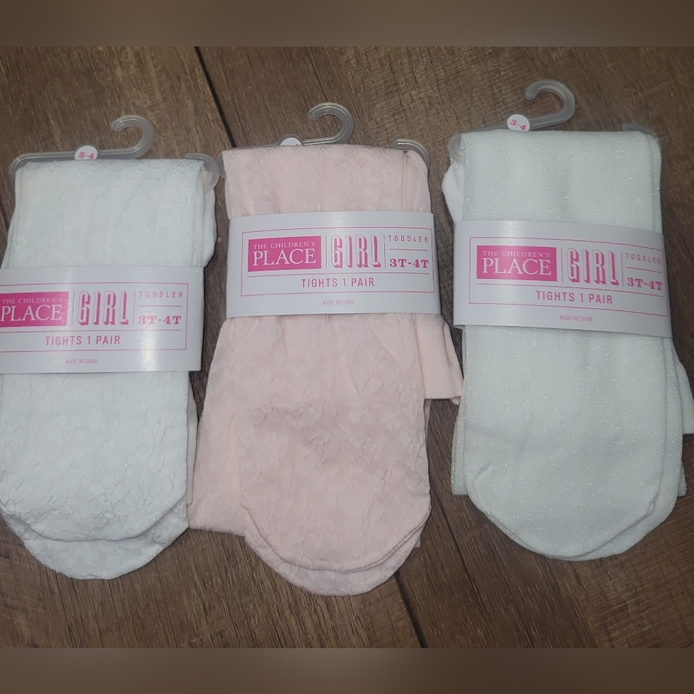 The Children's Place Girls Tights ( 3 Pack )
